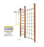 Шведская стенка Kampfer Winner Ceiling (№2 Ореховый Стандарт белый антик турник)