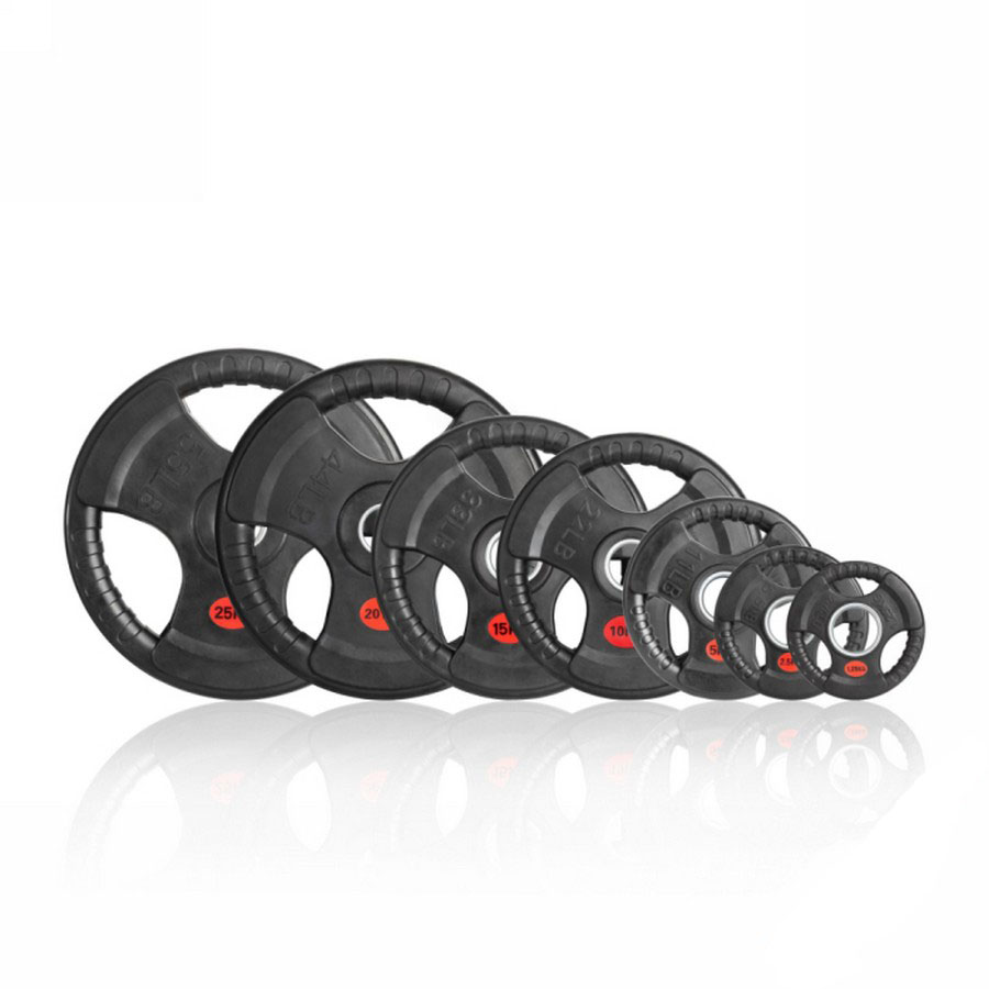 Диск обрезиненный с тройным хватом Gymmaster ANA-008 10кг