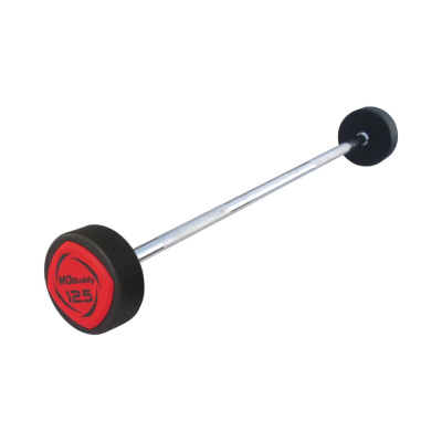 Штанга неразборная полиуретановая MD Buddy MD3014 5-50 кг (шаг 5 кг)