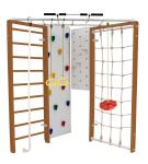 Шведская стенка Kampfer Fantastic (№2 Ореховый красная лиана)