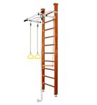 Шведская стенка Kampfer Helena Ceiling (№4 Вишневый Стандарт белый антик турник)