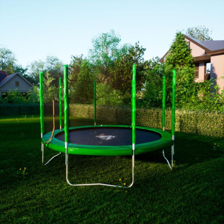 батут dfc trampoline fitness с сеткой 12ft Батут DFC Trampoline Fitness с сеткой 12ft