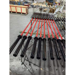 Гриф олимпийский прямой 220 см до 680 кг OKPRO OK5002-1 (красный)