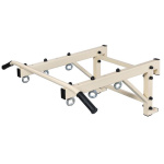 Шведская стенка RS-T13 беж + цв.перекл (+канат, кольца)