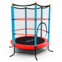 батут детский dfc smrkids 55" с сеткой, red Батут детский DFC SMRKIDS 55" с сеткой, RED