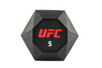 Комплект обрезиненных октагональных гантелей 10 пар от 2,5 до 25кг UFC Octagon Dumbbell