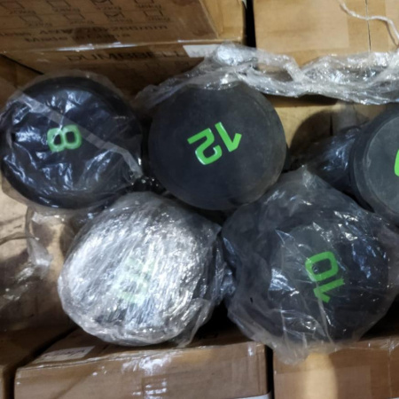 Гантельный ряд полиуретановый 2-20 кг (10 пар) OKPRO OK1036