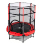 батут dfc jump kids 55" красно-серый Батут DFC JUMP KIDS 55" красно-серый