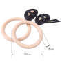 Кольца гимнастические деревянные MD Buddy MD1352