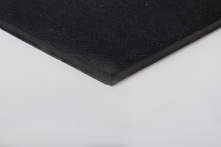 Напольное покрытие Мрамор черное 1х1 м. 9 мм