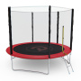 батут с сеткой dfc pelpo 10ft с лестницей, red Батут с сеткой DFC PELPO 10ft с лестницей, RED