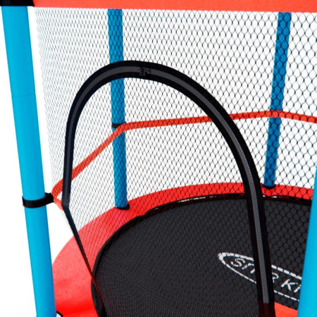 батут детский dfc smrkids 55" с сеткой, red Батут детский DFC SMRKIDS 55" с сеткой, RED