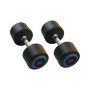 Гантель обрезиненная 27,5 и 30 кг MD Buddy MD2107