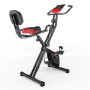 Велотренажер DFC X-Bike MBB с эспандерами, черно-красный