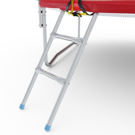 батут с сеткой dfc pelpo 8ft с лестницей, red Батут с сеткой DFC PELPO 8ft с лестницей, RED