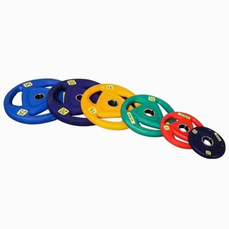 диск полиуретановый gymmaster ana-011 20 кг Диск полиуретановый Gymmaster ANA-011 20 кг