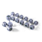 Гантельный ряд хромированный от 1 до 10 кг OKPRO OK1025A