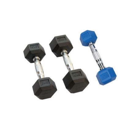 Гантель гексагональная (1-10 кг) MD Buddy MD2102
