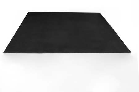 Напольное покрытие Мрамор черное 1х1 м. 9 мм