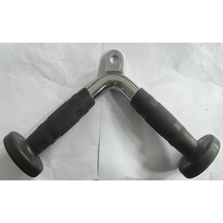 Рукоять для жима к низу с обрезиненными ручками Gymmaster PB36