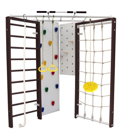 Шведская стенка Kampfer Fantastic (№5 Шоколадный желтая лиана)