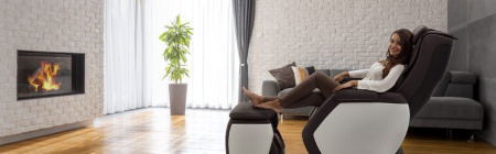 Массажное кресло для дома Casada Smart 5 беж/серый