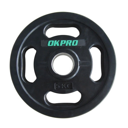 Диск обрезиненный с хватами 1,25 кг OKPRO OK2009E
