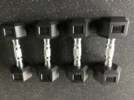 Гантель гексагональная (2,5-25 кг) MD Buddy MD2102