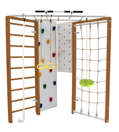 Шведская стенка Kampfer Fantastic (№2 Ореховый зеленая лиана)