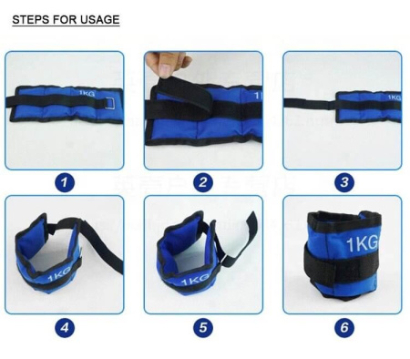 Утяжелители для ног OKPRO OK1718 1,5 кг