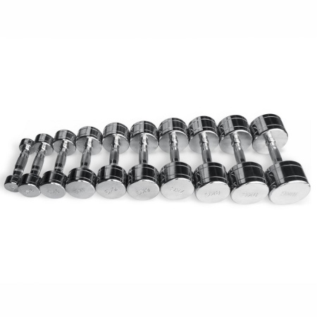 Гантель хромированная (1-10 кг) MD Buddy MD2303B