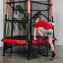 батут dfc jump kids 55" красно-серый Батут DFC JUMP KIDS 55" красно-серый