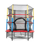батут dfc jump kids 55" красный с желто-синими стойками Батут DFC JUMP KIDS 55" красный с желто-синими стойками