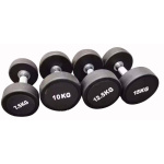Гантельный ряд полиуретановый от 2,5 до 50 кг (шаг 2,5 кг) Gymmaster ANA-002