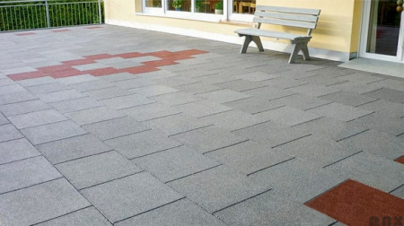 Резиновая плитка Rubblex STANDART 500x500 мм