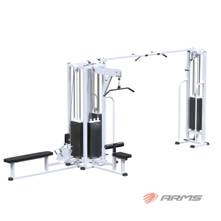 ar091х4х100 блочная станция с кроссовером (стек 4х100кг) AR091х4х100 Блочная станция с кроссовером (стек 4х100кг)