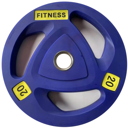 диск полиуретановый gymmaster ana-011 20 кг Диск полиуретановый Gymmaster ANA-011 20 кг