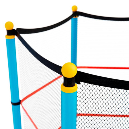 батут детский dfc smrkids 55" с сеткой, red Батут детский DFC SMRKIDS 55" с сеткой, RED