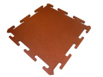 Резиновая плитка Rubblex STANDART Puzzle, 1000x1000x25 мм