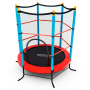 батут детский dfc smrkids 55" с сеткой, red Батут детский DFC SMRKIDS 55" с сеткой, RED