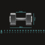 Гантель наборная 4-32 кг Vertex FT-32