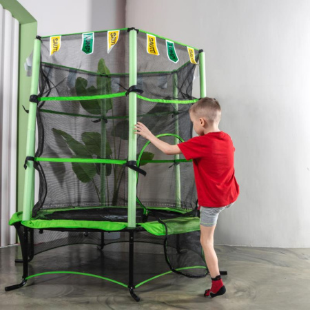 батут dfc jump kids 55" зеленый Батут DFC JUMP KIDS 55" зеленый