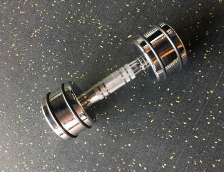 Гантельный ряд хромированный от 1 - 10 кг MD Buddy MD2311