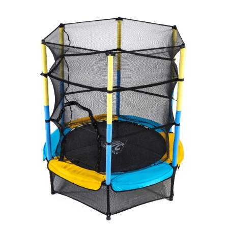 батут dfc jump kids 55" желто-синий Батут DFC JUMP KIDS 55" желто-синий