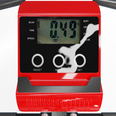 Велотренажер DFC X-Bike MBB с эспандерами, черно-красный