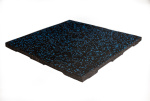 Плитка из резиновой крошки Праймпол 25 мм черно-синий