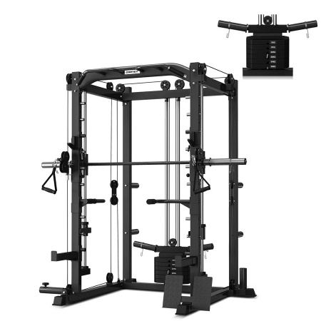 многофункциональный тренажер с машиной смита gymmaster hc-hgk1 Многофункциональный тренажер с машиной Смита Gymmaster HC-HGK1