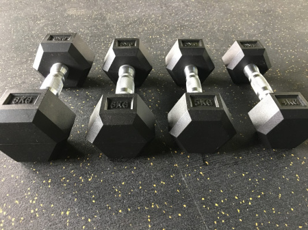 Гантель гексагональная (2,5-25 кг) MD Buddy MD2102