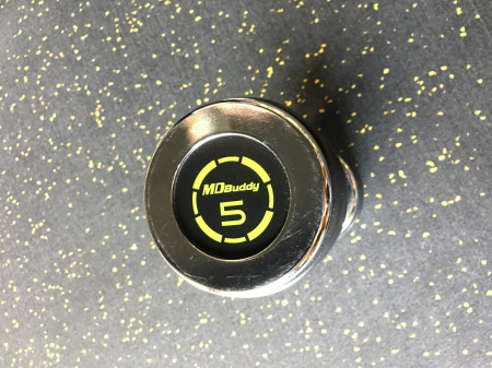 Гантельный ряд хромированный от 1 - 10 кг MD Buddy MD2311