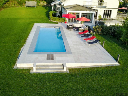 Резиновая плитка Rubblex POOL PUZZLE, 1000x1000х20 мм